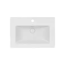 Раковина Qtap Stork 610х420х170 White з донним клапаном QT1511L738W Раковина Qtap Stork 610х420х170 White з донним клапаном QT1511L738W