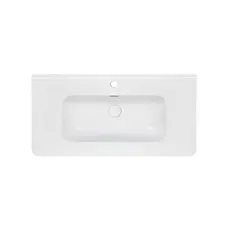 Раковина Qtap Albatross 9H 1000х460х180 White з донним клапаном QT01119100HW Раковина Qtap Albatross 9H 1000х460х180 White з донним клапаном QT01119100HW