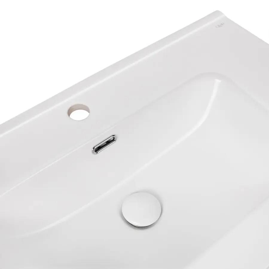 Раковина Qtap Albatross 9H 1000х460х180 White з донним клапаном QT01119100HW