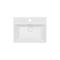 Раковина Qtap Nando K 410х355х125 White з донним клапаном QT12117041KW