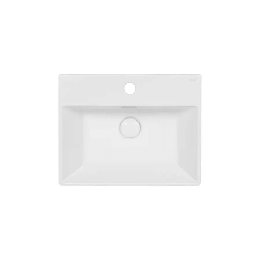 Раковина Qtap Nando K 410х355х125 White з донним клапаном QT12117041KW