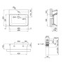 Раковина Qtap Virgo 485x410x125 White з донним клапаном QT18112258W