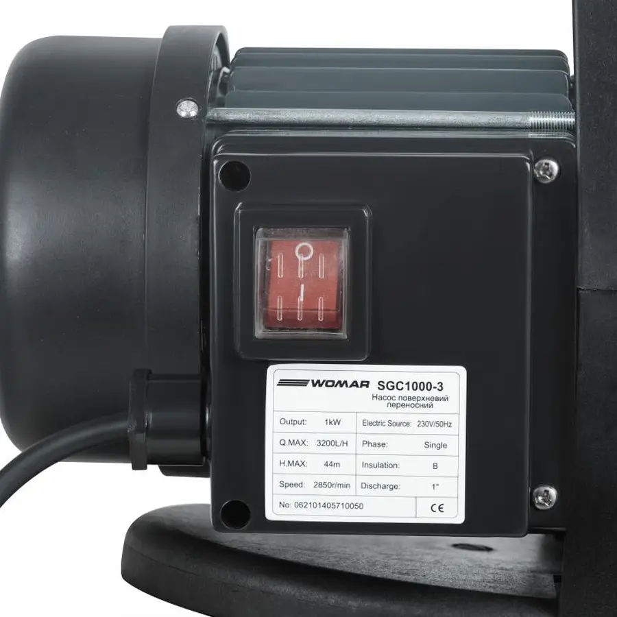 Насос поверхневий переносний Womar SGC1000-3 1 кВт