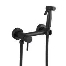 Набір для гігієнічного душу зі змішувачем Lidz Aria 02O-BES Black