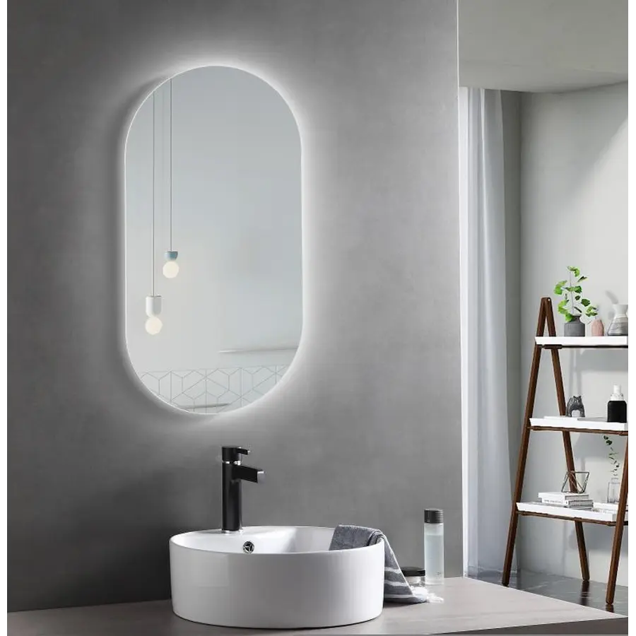 Дзеркало Qtap Scorpio 500х900 з LED-вимикачем QT14783001W