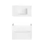 Комплект Qtap тумба підвісна Scorpio 800х585х460 мм White + раковина урізна Albatross QT71SC43972