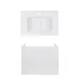 Комплект Qtap тумба підвісна Tern 700х580х437 мм White + раковина урізна Albatross E QT71TE44103
