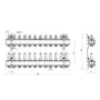 Колектор Icma 1" 12 виходів, з витратомірами №K013