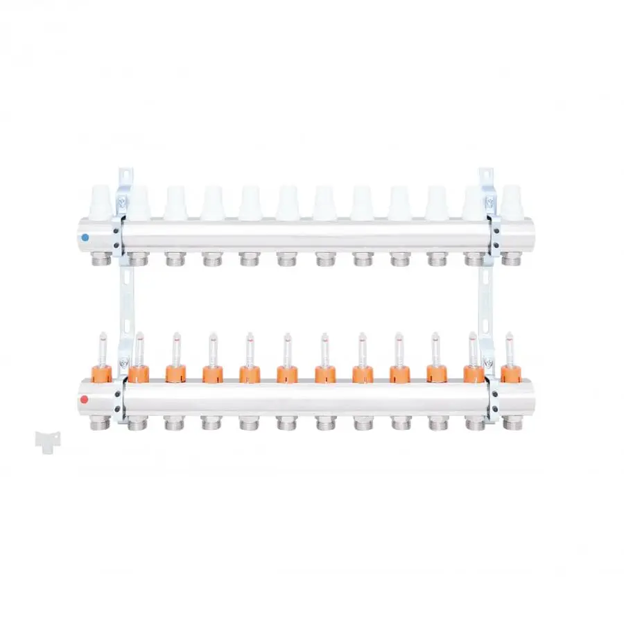 Колектор Icma 1" 12 виходів, з витратомірами №K013