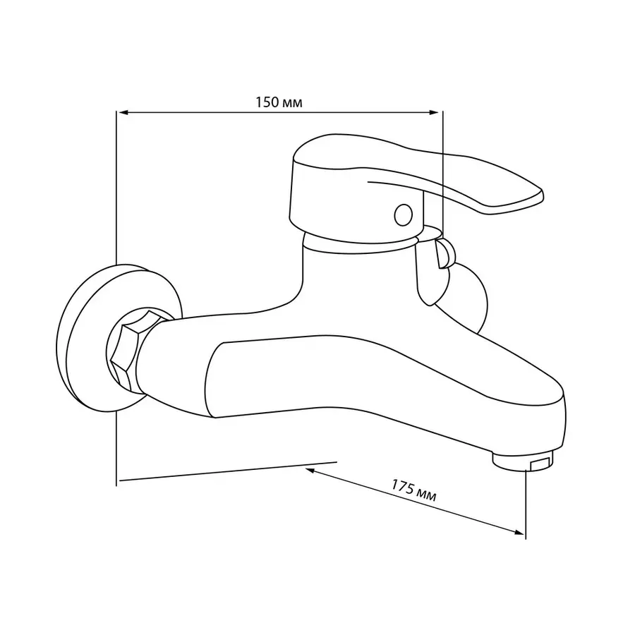 Змішувач для ванни GF (CRM)S-03-006N