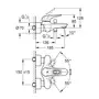 Змішувач для ванни Grohe Eurostyle 33591LS3