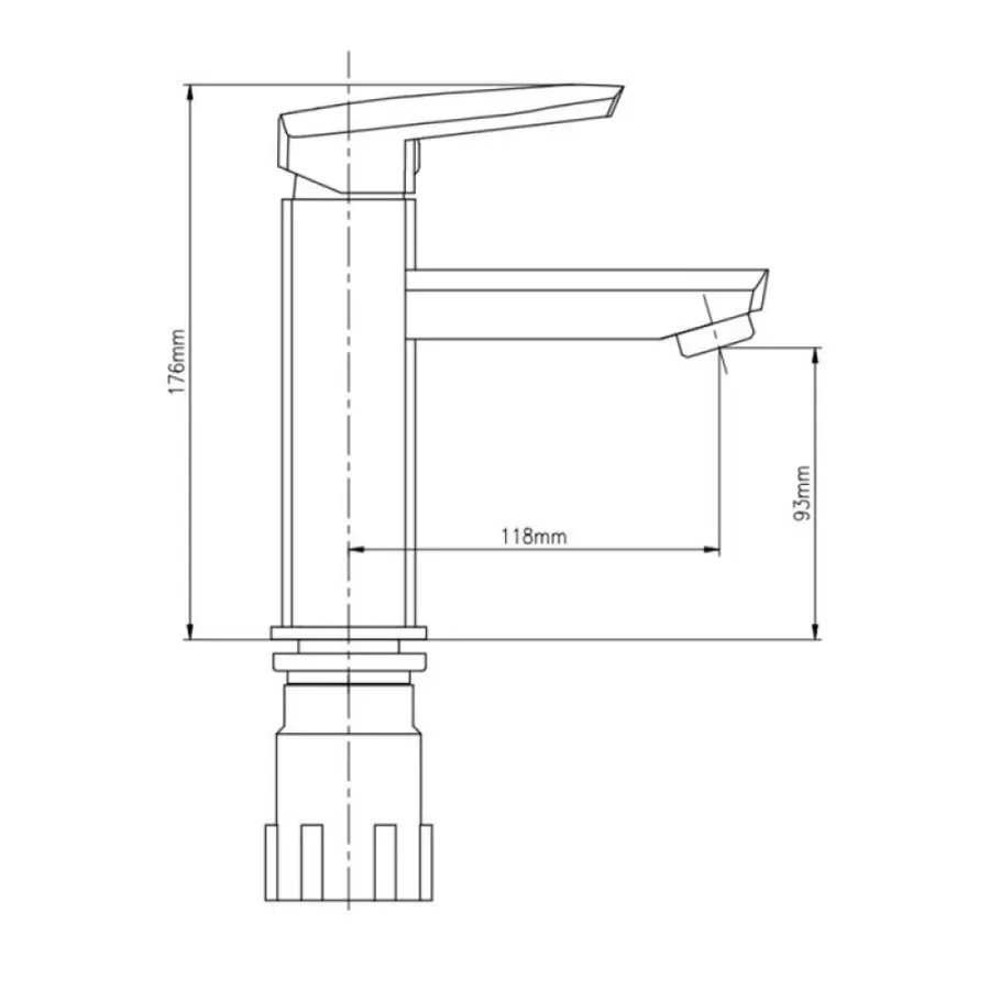 Змішувач для раковини Lidz (CRM) 13 33 001F
