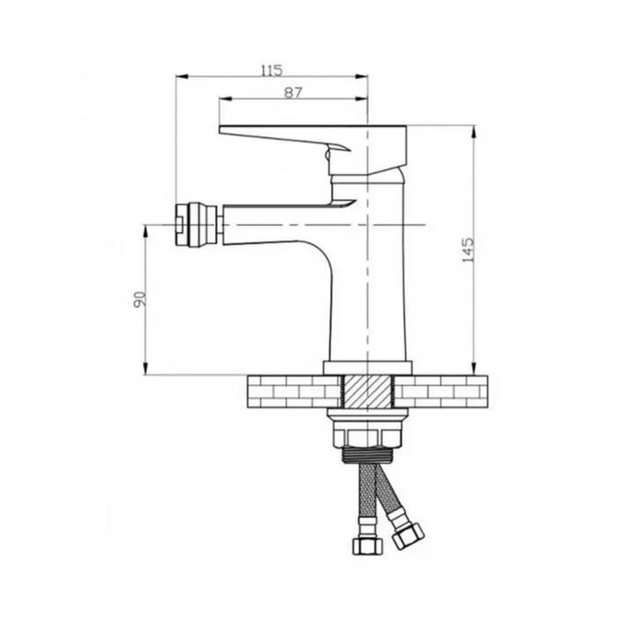 Змішувач для біде GF (CRM)S-02-001AF