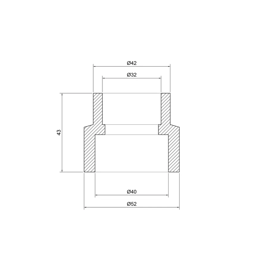 Муфта PPR Thermo Alliance 40х32