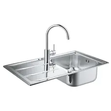 Мийка кухонна Grohe K400 31570SD0 + змішувач Grohe Concetto 32663001