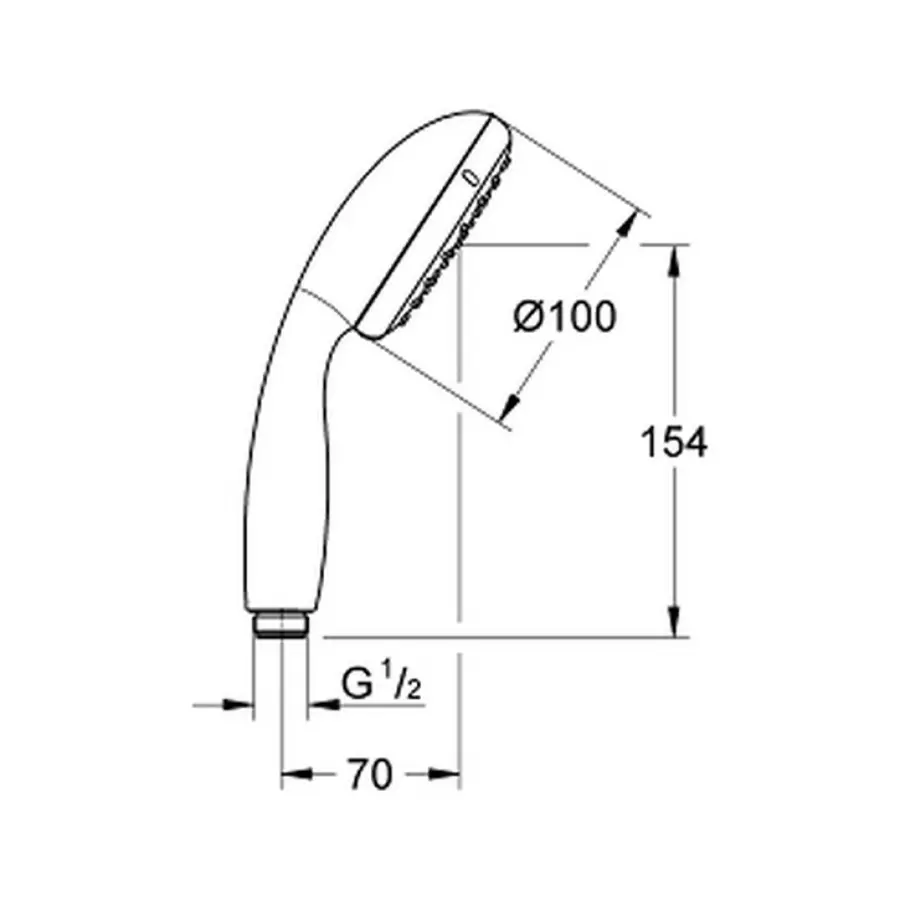 Лійка для ручного душу Grohe New Tempesta 100 27852001