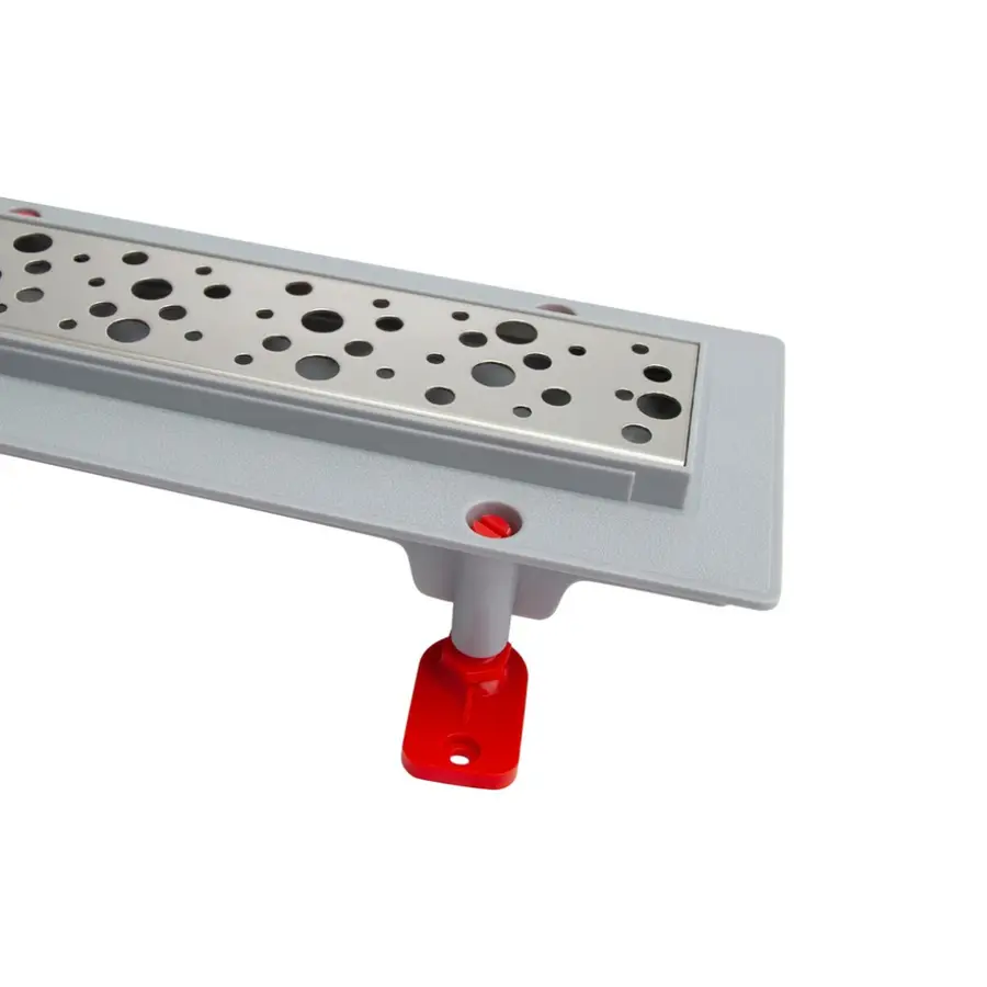 Трап линейный ANI Plast TLQ1385G "Бриз" с нержавеющей решеткой 835х49