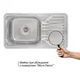 Кухонная мойка Lidz 7642 0,8 мм Micro Decor (LIDZ764208MICDEC)