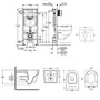 Набор инсталляция 4 в 1 Grohe Rapid SL 38772001 + унитаз с сиденьем Qtap Jay QT07335176W