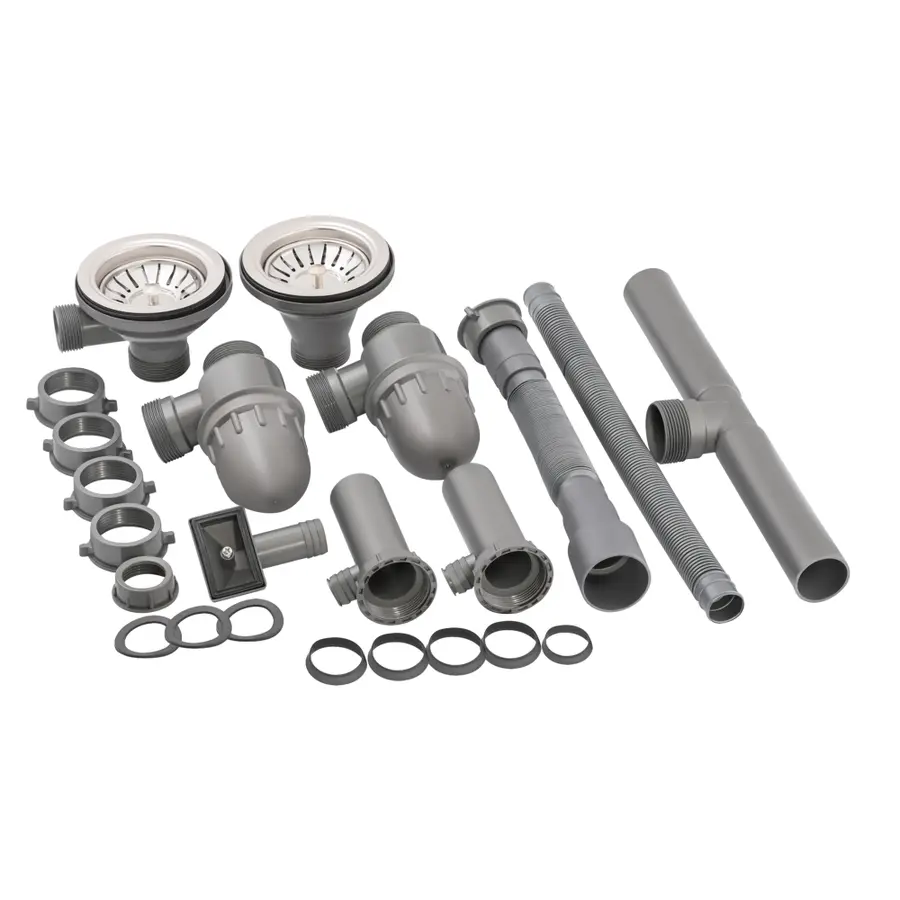 Кухонна мийка з двома чашами Lidz 6080 0,8 мм Satin (LIDZ6080DBSAT8)