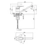 Змішувач для кухні Lidz (CRM) Cosmos 80 003 00 250 мм