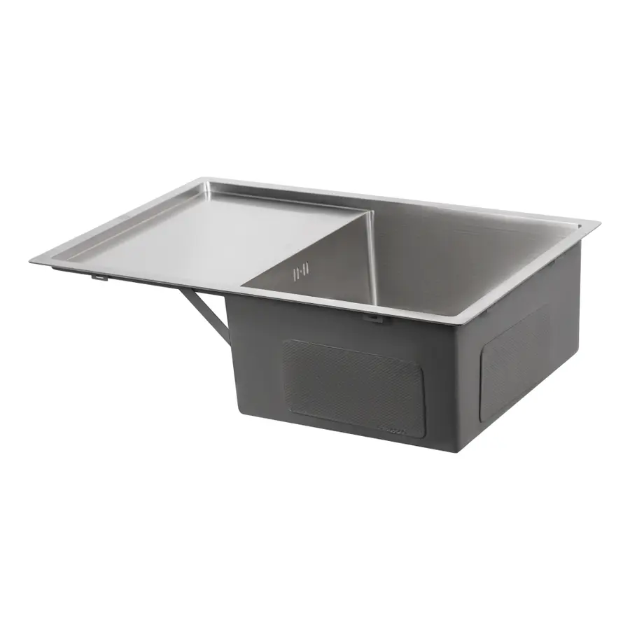 Кухонна мийка Lidz H7850 3.0/1.0 мм Brush (LIDZH7850BRU3010)