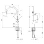 Змішувач для кухні Qtap Kuchyne 90102UC