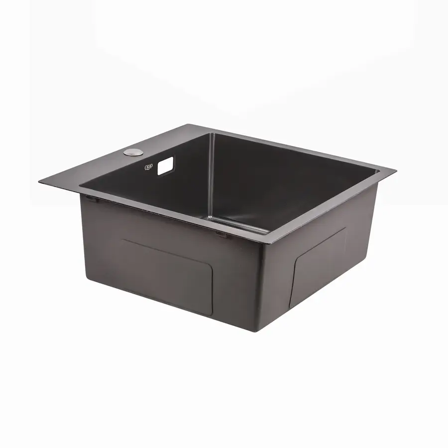 Кухонна мийка Qtap DK5050BL 2.7/1.0 мм Black (QTDK5050BLPVD2710)