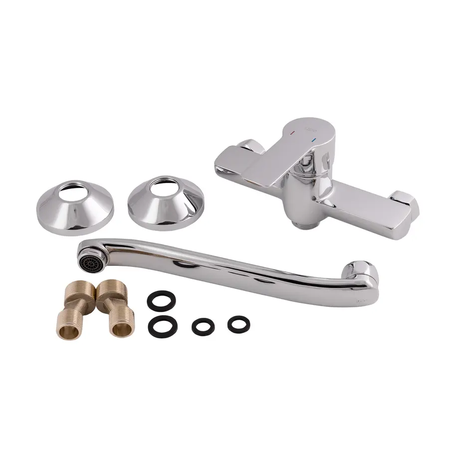 Смеситель для кухни настенный Qtap Alza 9751104UC