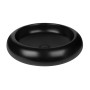 Раковина черного цвета ля ванны Qtap Robin 460x460x100 Matt black с донным клапаном QT13113062MB