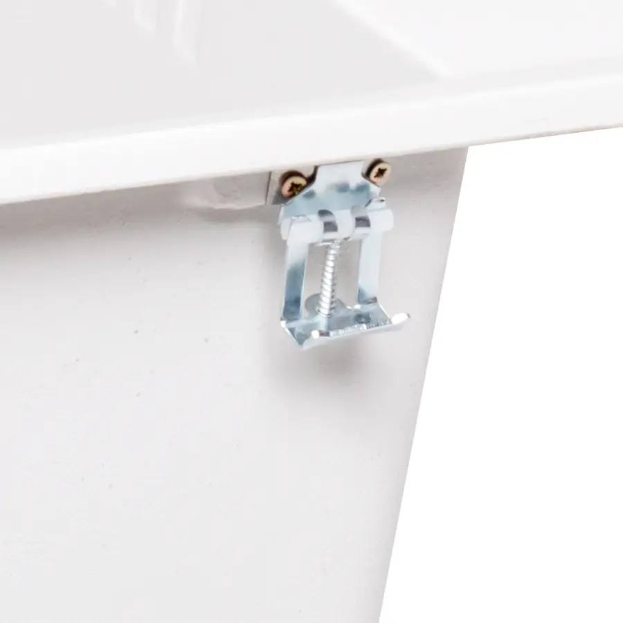 Кухонна гранітна мийка Lidz 860х500/240 WHI-01 (LIDZWHI01860500240)