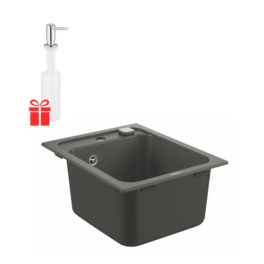 Кухонная гранитная мойка Grohe K700 31650AT0 + дозатор для моющего средства Contemporary 40536000