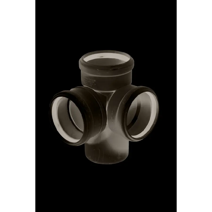 Хрестовина PPR каналізаційна Ostendorf Skolan 110, 87°, двоплощинна