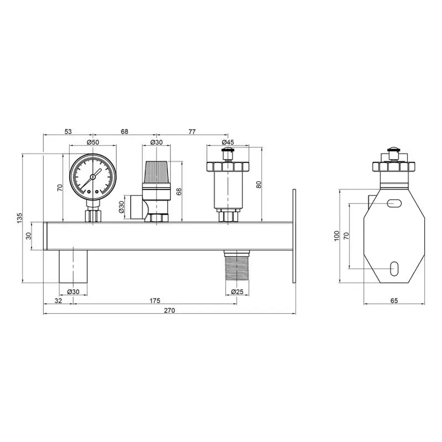 Група безпеки SD Plus для розширювального бака 3/4'' SD292W20