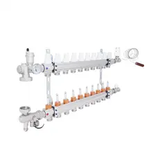 Колекторна група Icma 3/4" 10 виходів, з витратоміром №A3K013