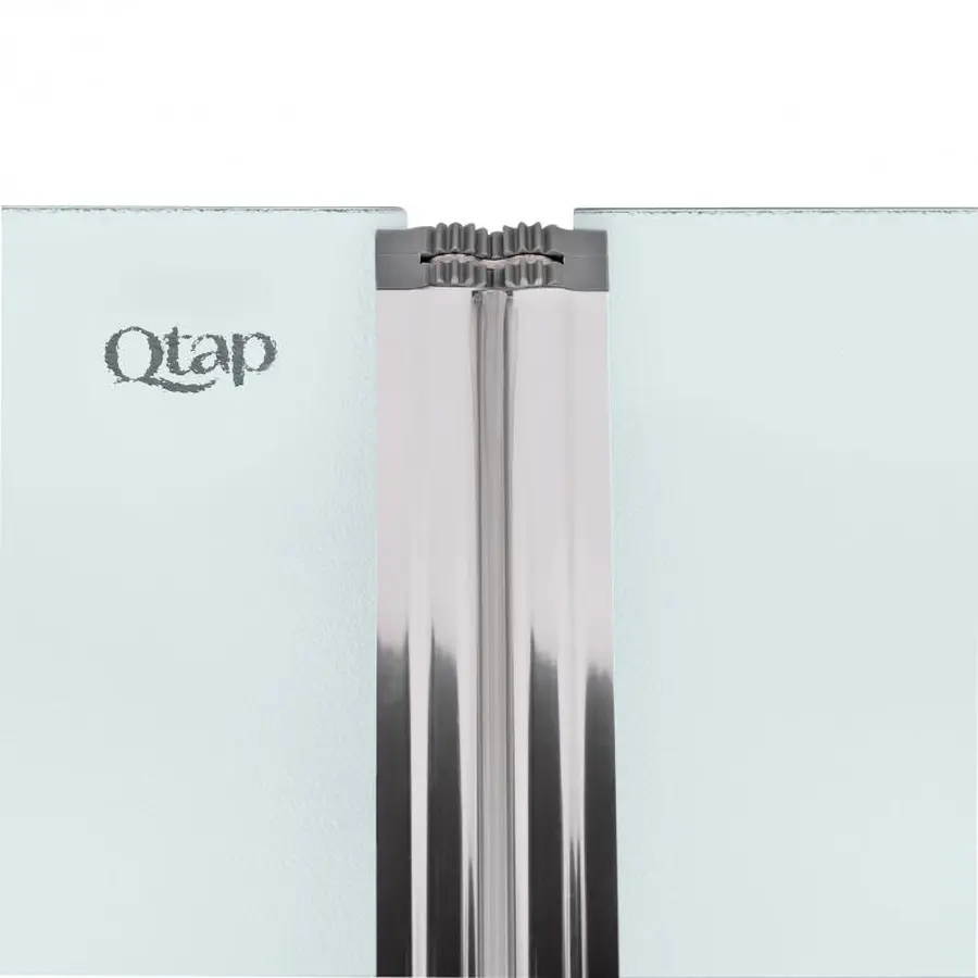 Штора на ванну Qtap Gemini CRM407513RP скло Pear 6 мм, 75х130 см