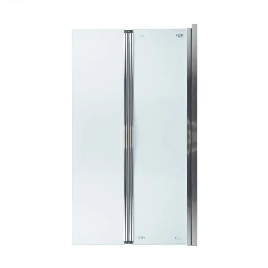 Штора на ванну Qtap Gemini CRM407513RP скло Pear 6 мм, 75х130 см