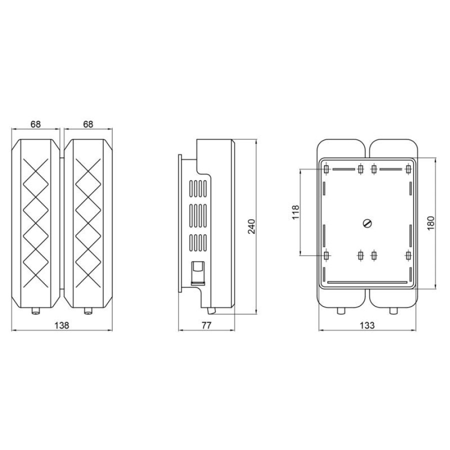 Диспенсер для рідкого мила Qtap Davcovac mydla DM350WP2