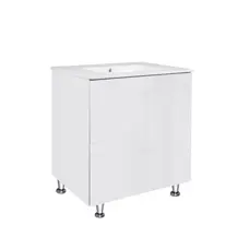 Комплект Qtap Tern 700х725х437 White тумба підлогова + раковина урізна QT1771TNL7013070CW