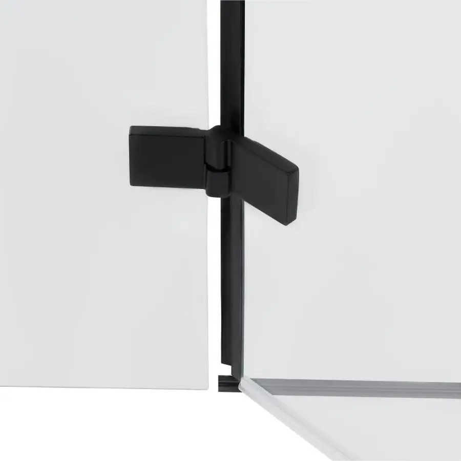 Душова кабіна Qtap Crow BLA1099SC6 90x90 см, скло Clear 6 мм, покриття CalcLess без піддона