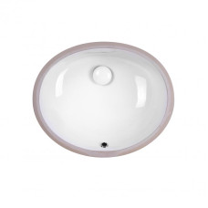 Раковина Qtap Stork 495х410х185 White з донним клапаном QT1511LU023W