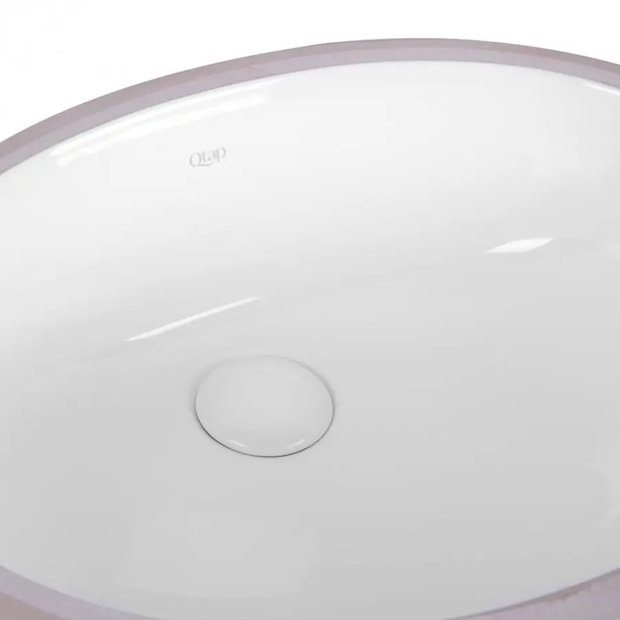 Раковина Qtap Stork 495х410х185 White з донним клапаном QT1511LU023W