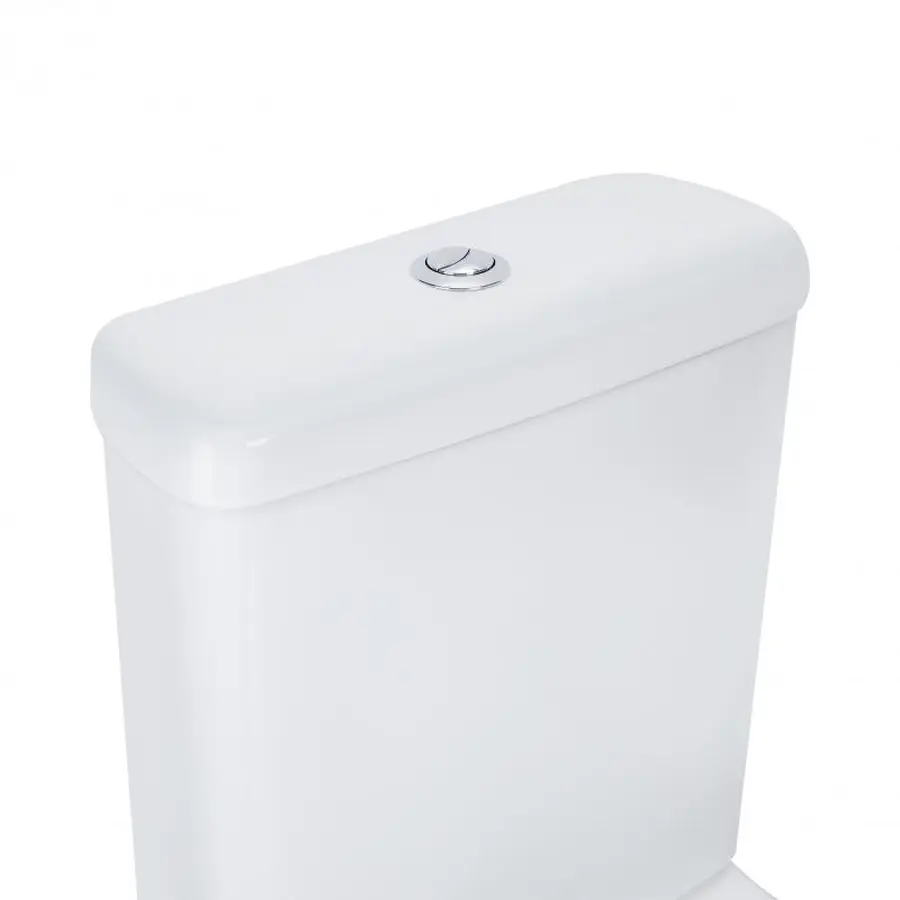 Унітаз-компакт Qtap Cardinal безобідковий з сідінням Soft-close QT0422C666PW