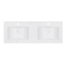 Раковина подвійна Qtap Albatross ED 1200х460х180 White з донним клапаном QT01119120EDW Раковина подвійна Qtap Albatross ED 1200х460х180 White з донним клапаном QT01119120EDW