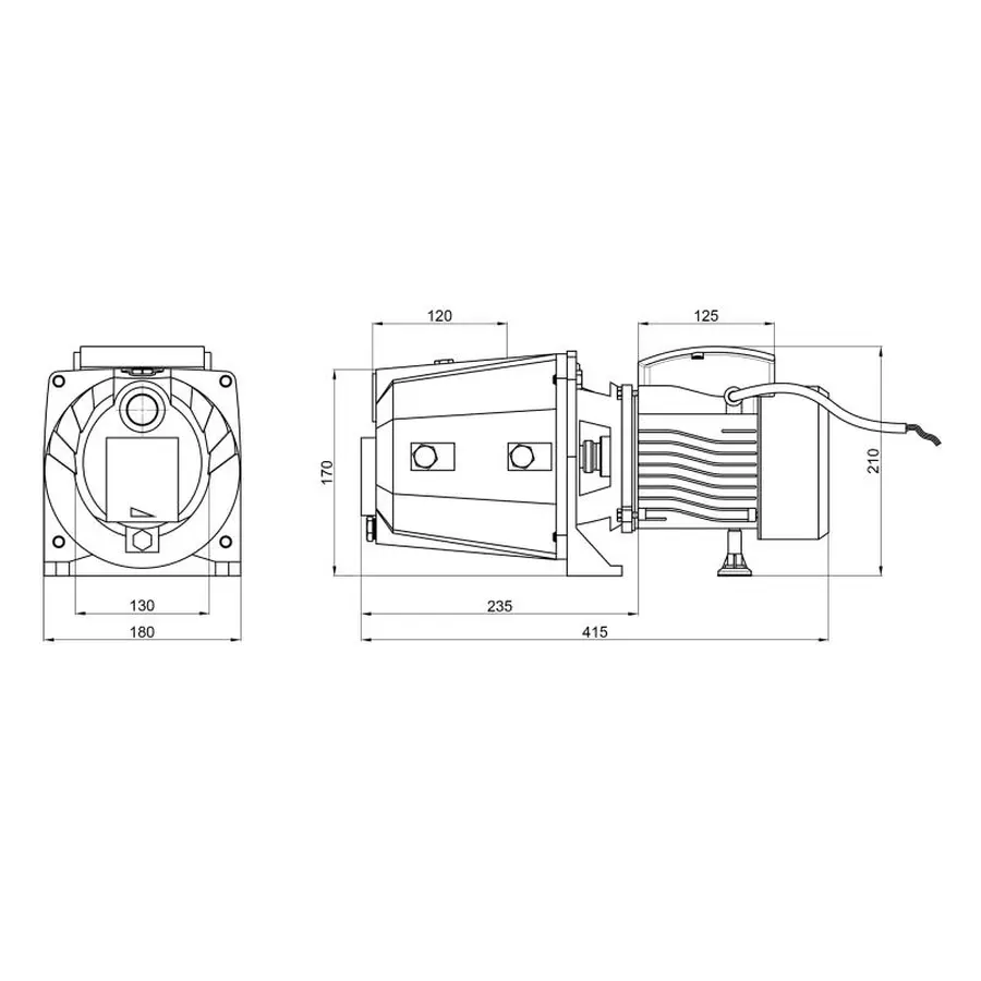 Насос самовсмоктувальний відцентровий Thermo Alliance D-JETm-125M 0,92 кВт
