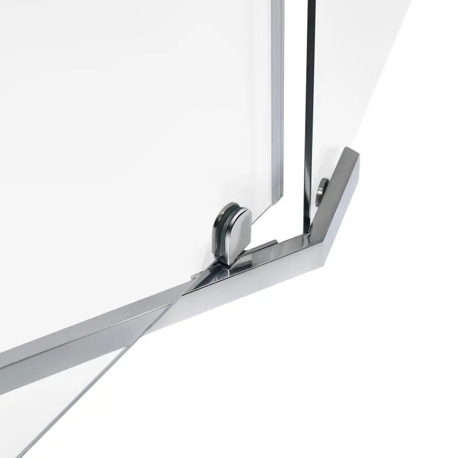 Набір Lidz душова кабіна Dozorca SC90x90.CRM.LOW.TR, скло прозоре 6 мм + піддон Diament