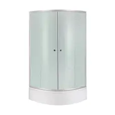Набір Lidz душова кабіна Latwa SC80x80.SAT.MID.FR, скло Frost 4 мм + піддон с панелью Kupala