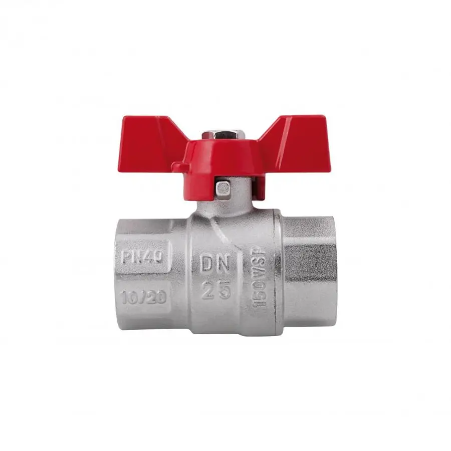 Кран кульовий SD Forte 1" ВР для води (метелик) SF602W25