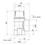 Запобіжний клапан Icma 1" ВР 3 бар №241