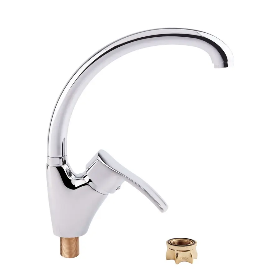 Кухонний змішувач сталевий GF (CRM)S-03-007F